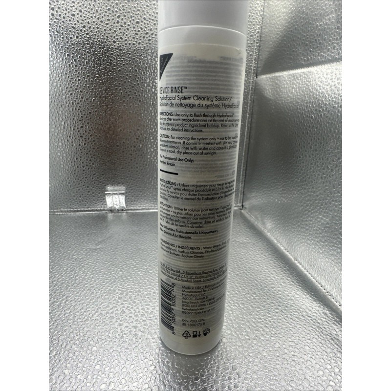 Edge Systems Hydrafacial Device Rinse System Cleaning Solution Rinse Away