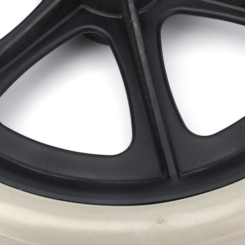 Wheelchair Wheel 8in PU Walker Caster Replacement Skidproof with Ball