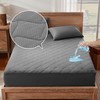 Mattress Topper, Grey, 90 x 200 x 38 cm