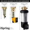 iSpring WSP50GR Reusable Spin Down Sediment Water Filter, 50 Micron