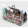 Cosmetic Bag for Women Cute Printing 14 Pockets Expandable Makeup