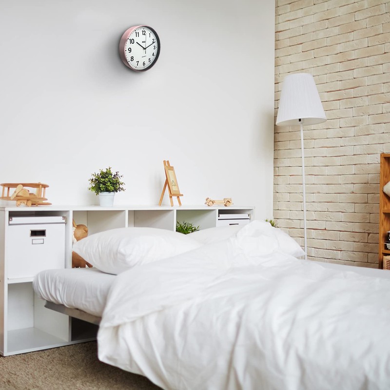ANSIO Wall Clocks 10 inch/25.4cm For Living Room Modern, Large
