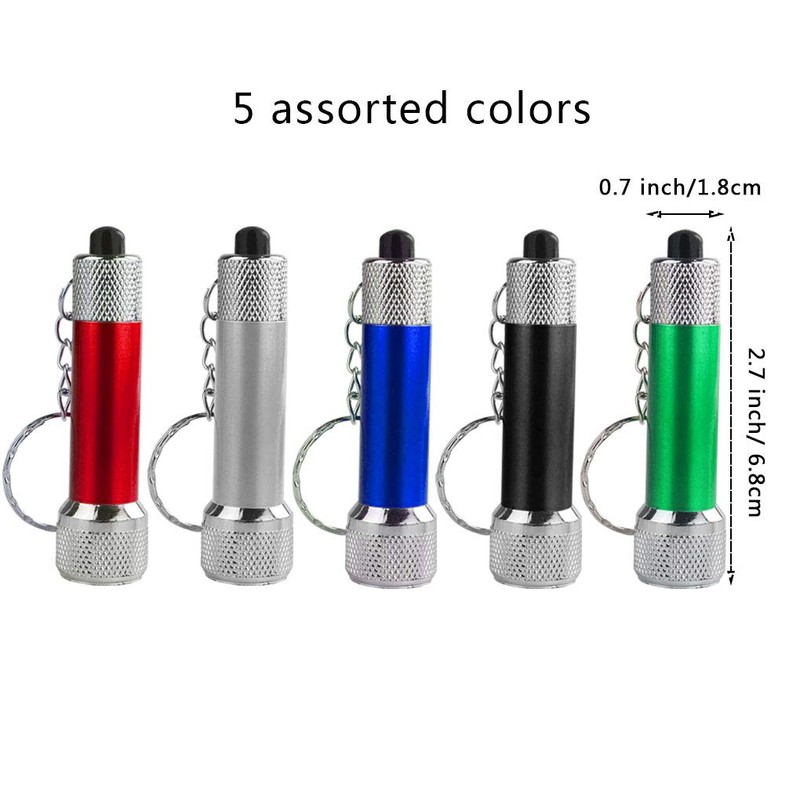 Bantoye 20 Packs Mini LED Flashlights, 2.7 Inch Pocket Flashlight