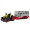 M MOLTO - Assortment of tractors with toy trailer, multi-coloured