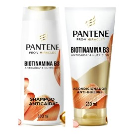 Pack Pantene Anti Caida Biotinamina Shampoo + Acondic