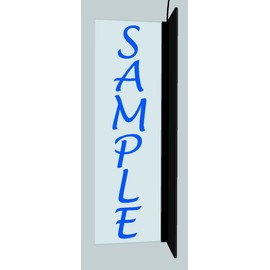 Men Restroom Ladies Mens Gents Women Bathroom Left or Right Flag or Flat to Wall Style 11" Round 15 LEDs 9 Foot Cord Acrylic Lighted Edge Lit Sign Light Up Plaque 12687 Made in The USA