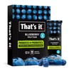 That's it. Blueberry Probiotic Fruit Bars, Helps Promote Healthy Gut