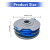 CDIYTOOL Flymo FL289 Strimmer Spool 1.65mm 10m Double Autofeed Spool