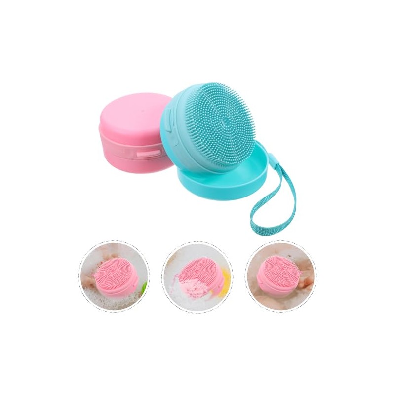 2 Cepillos Exfoliantes Corporales de Silicona, Depurador para Ducha y