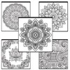 Mandala Adult Colouring and Guided Journaling | with 12pc Two-Sided