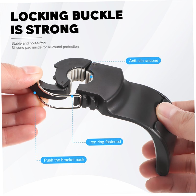 VILLFUL Foldable Car Seat Back Hooks 2pcs Rear Seat Hooks