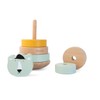 Trixie Stacking Tower with Wooden Rings Mr. Polar Bear Mint