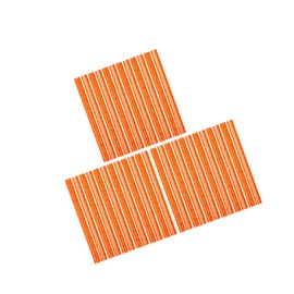 BULLSPANN 36 Pcs Orange Bicycle Reflector Reflective Version Durable ABS Night Visibility Cycling Bike Mountain Bike Wheel Wheelchair