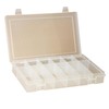 Durham LP6-CLEAR (5 pack) Large Compartment Box, 6 Openings