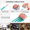 Zhushan 90 PCS Lever Wire Nuts Connectors Kit - Electrical
