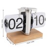 Retro Digital Flip Down Clock Flip Desk Clock Mechanical Battery