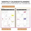 Monthly Planner 2025-2026, 2025 Calendar 24 Months Planner, JAN 2025