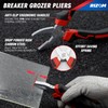 Rizom Glass Cutting Tool, Glass Cutter 2-20MM, 8" Tile Nippers,