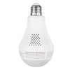 Phone WiFi Control Bulb Camera 360° Full Vision 1080P White