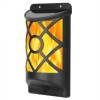 96 LEDs Flame Flickering Solar Garden Lights Waterproof Wall Mount