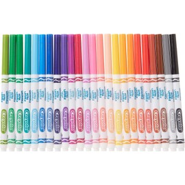 Crayola : 24 Washable Fine line Markers (Bilingual)