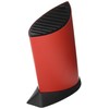 Global 10 Slot Ship Shape Knife Block-Red