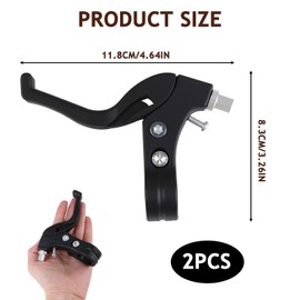 1 Pair Universal Brake Lever Bicycle Brake Handle - Bremshebel Kinderfahrrad Fahrrad 1 Paar Bremshebel Fahrrad Kinder Fahrrad Bremsen Ersatz Bremshebel Fahrrad Ersatzteile
