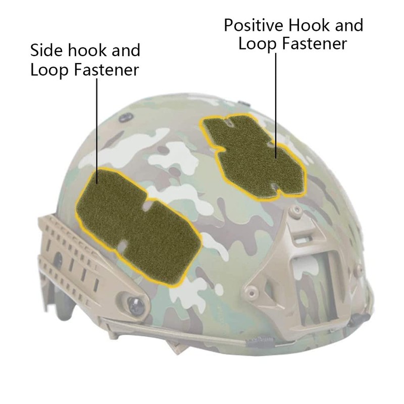 Casco táctico Mejorado con Gancho y Bucle para Casco AirFrame