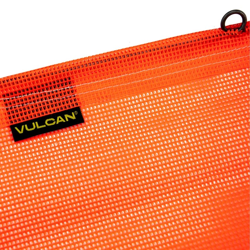 VULCAN Safety Flag with Wire Loop - Bright Orange -