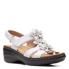 Clarks Collection Women's Merliah Sheryl Sandal, White, 5 M US