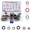 XIHIRCD 60pcs Car A/C Compressor Gasket Kit, Nitrile Rubber O-Rings,