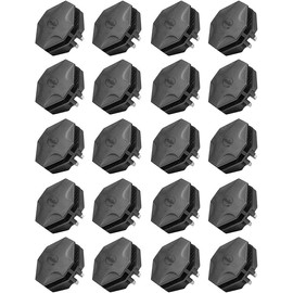 Plastic Connectors for YPF5 DIY Wire Cube Storage Unit, 20 Pieces, ABS Connector with 8 Slots