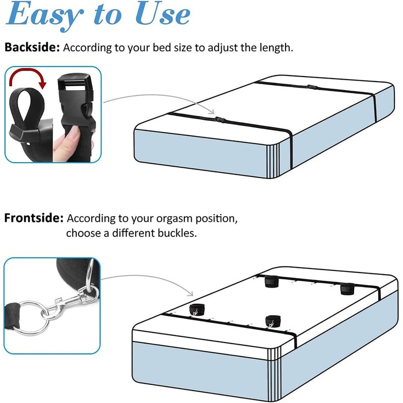 WreGmgg Firm and comfortable! Straightforward nylon bed straps bring you
