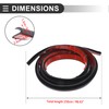 Motoforti Universal Car Weatherstrip Door Weather Stripping Self Adhesive Weather
