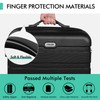 AnyZip Luggage PC ABS Hardside Lightweight Suitcase with 4 Universal