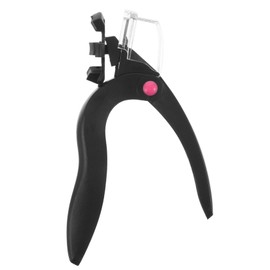 Mikinona Adjustable U-shaped Nail Clipper for Manicure Precision Positioning Trimmer Diy Nail Extension Feature Construction for Shapes and Lengths Black