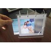 4x6 Flip Clear Slant Back Acrylic Sign Holder,V Type Desktop
