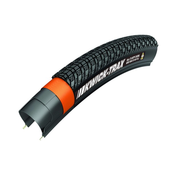 Kenda Kwick Trax Commuter Bicycle Tire with Iron Cap (Iron Cap, Wire Beaded, 700x32)