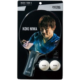 VICTAS BASIC 1500 S Basic 1500S Shake Hand Flare Table Tennis Racket Rubber Paddle 320010