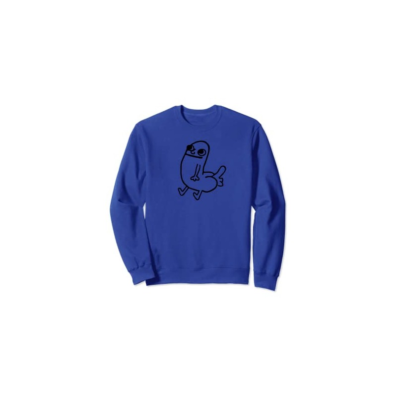 Dickbutt Meme Shirt Sweatshirt, blue