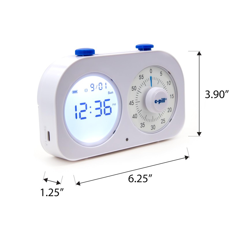 e-Pill Task-E-Lert 2-in-1 Pomodoro Timer for Kids and Adults |