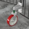 Uscaster Gate Wheel 8inch Fence Gate Wheels for Metal Tube