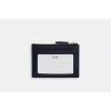 Coach Navy Blue Signature Jacquard Mini Skinny ID Card Case