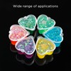ICYANG 50-Pack Heart Shaped Jello Shot Cups, 1.5 Oz Clear