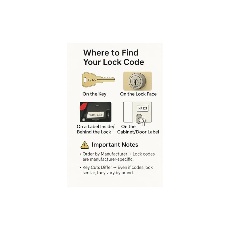 Mailbox Replacement Key for Salsbury Industries 21805