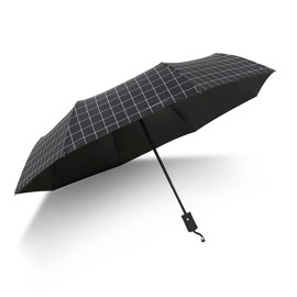 Folding Umbrella, For Rain or Shine, Men's, Women's, Rain Umbrella, 99.9% Light Blocking, UPF 50+, Lightweight, Compact, Simple, Stylish, Manual, One-Touch, black/one-touch