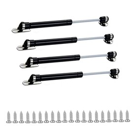 QLXHBOT 40N/8.8lb Gas Struts, Gas Springs, Gas Strut, Lift Support, 6 inch Gas Shocks, Lid Stay, Lid Support Black 4 Pcs