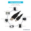 CableWholesale 1ft USB 2.0 Cable, Type A Male to 5-Pin