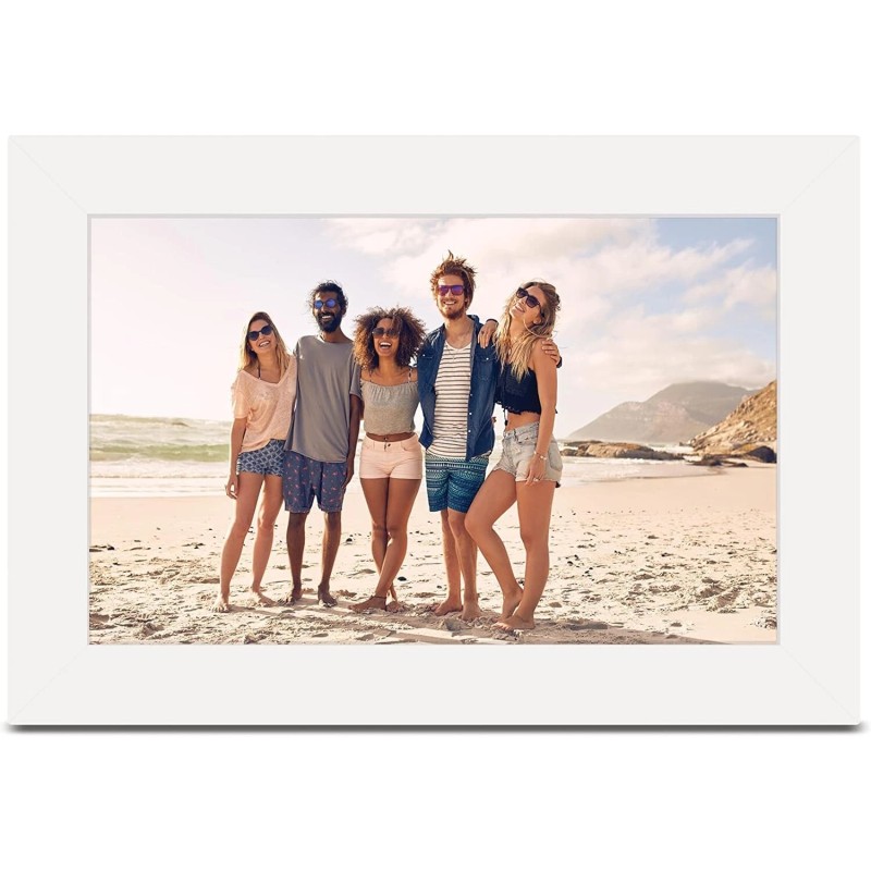 Bell + Howell 10.1" Smart Photo Frame with Frameo (White)