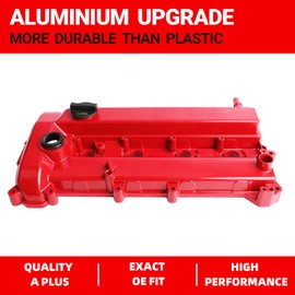 Mocar7 Aluminum Car Valve Cover Assembly Kit Compatible With Mazda 3 Mazda 5 Mazda 6 CX-7 2.0L 2.5L 2.3L L4 -Gas 2009-2015 Replace L51210210B L3Y110210A L50210210E